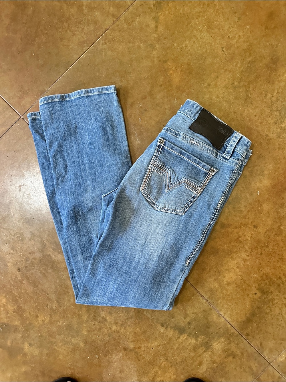 Classic Light Blue Men’s Bootcut Jeans
